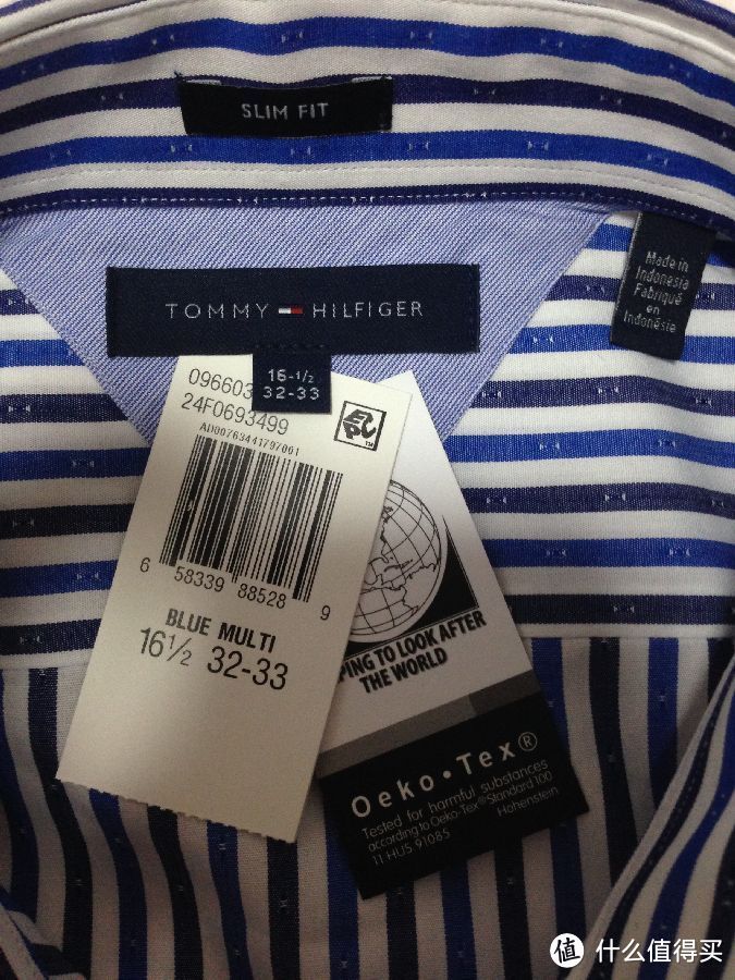 美亚直邮 Tommy Hilfiger Slim Fit Textured Stripe 长袖衬衣 & SanDisk 闪迪至尊极速CZ80 U盘