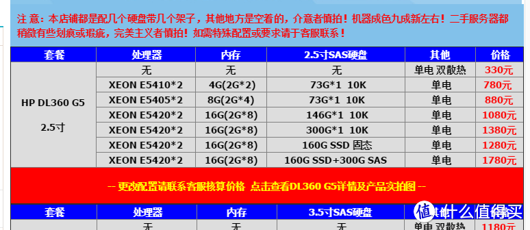 晒晒我的“静音”小存储：HP 惠普 DL360 G5超薄服务器