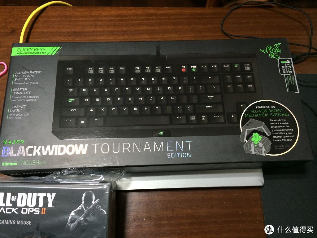 小白初烧机械键盘：Razer 雷蛇 BlackWidow TE黑寡妇蜘蛛竞技版 &POKER II 白色茶轴 & 各色键帽