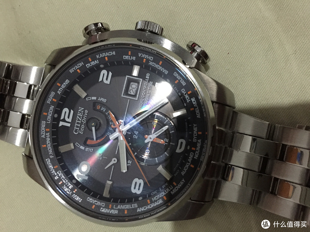 CITIZEN 西铁城 Eco-Drive AT9010-52E 男款光动能腕表