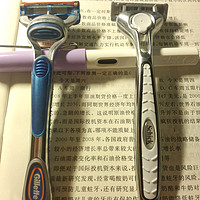 schick 舒适 创4纪 钛手动剃须刀 & Gillette吉列锋速5锋隐手动剃须刀 简单横向对比