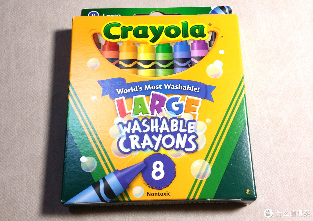 童心未泯之 Crayola 绘儿乐 8色大蜡笔