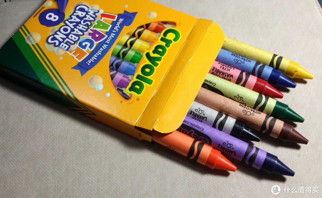 童心未泯之 Crayola 绘儿乐 8色大蜡笔