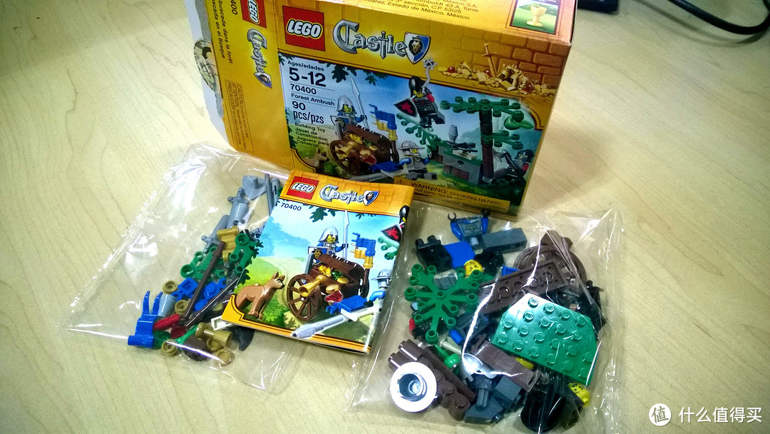 LEGO 乐高 Movie 70800 Getaway Glider 逃亡滑翔机 & Castle Forest Ambush 6024762 建筑玩具