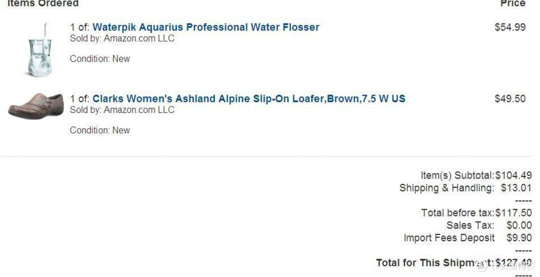 Waterpik 洁碧 Aquarius Professional 冲牙器 & 送给老妈的 Clarks 其乐 女款休闲鞋