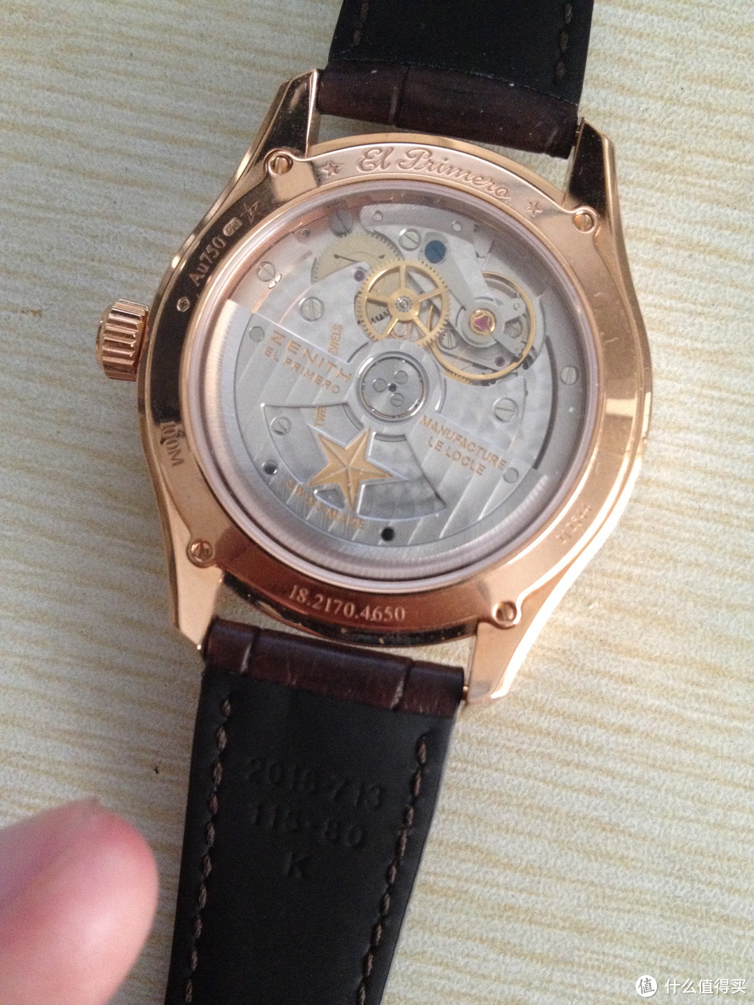 ZENITH 真力时 El Primero 系列 18-2170-4650-75-C713 男士机械腕表