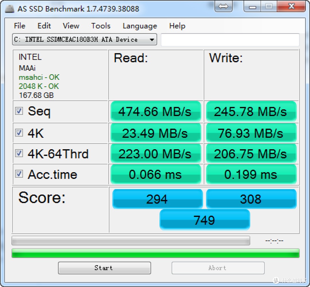 长草入的Intel 525 180G msata SSD固态硬盘+转2.5寸硬盘盒