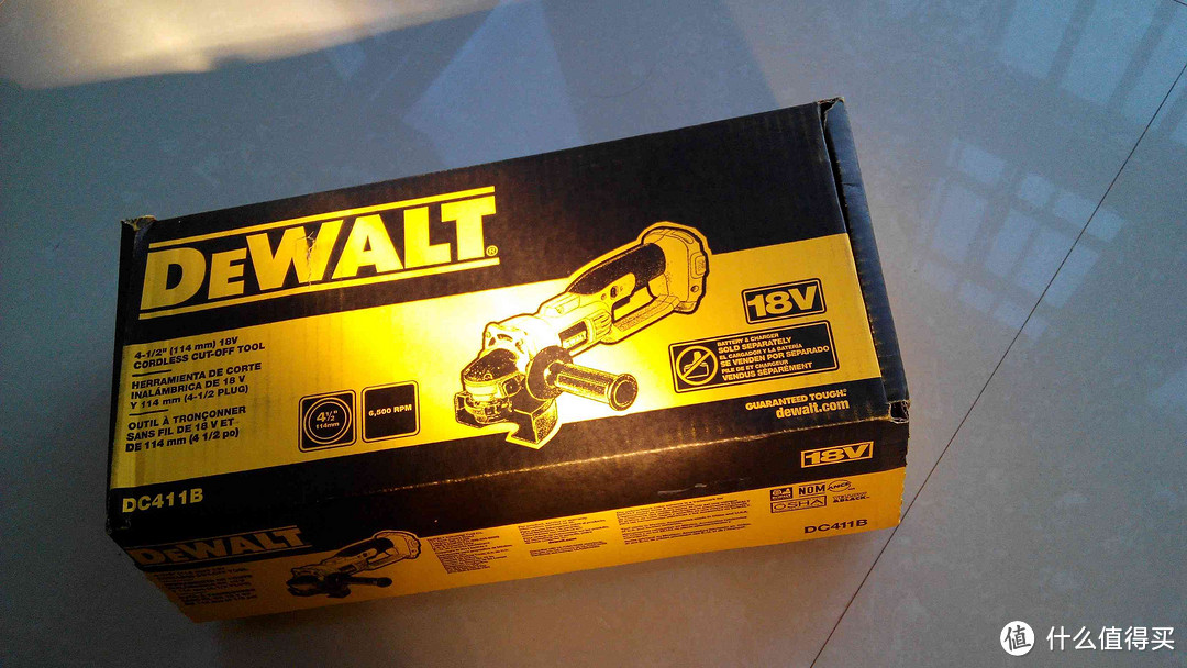 DEWALT 得伟 DC411B 无绳角磨机