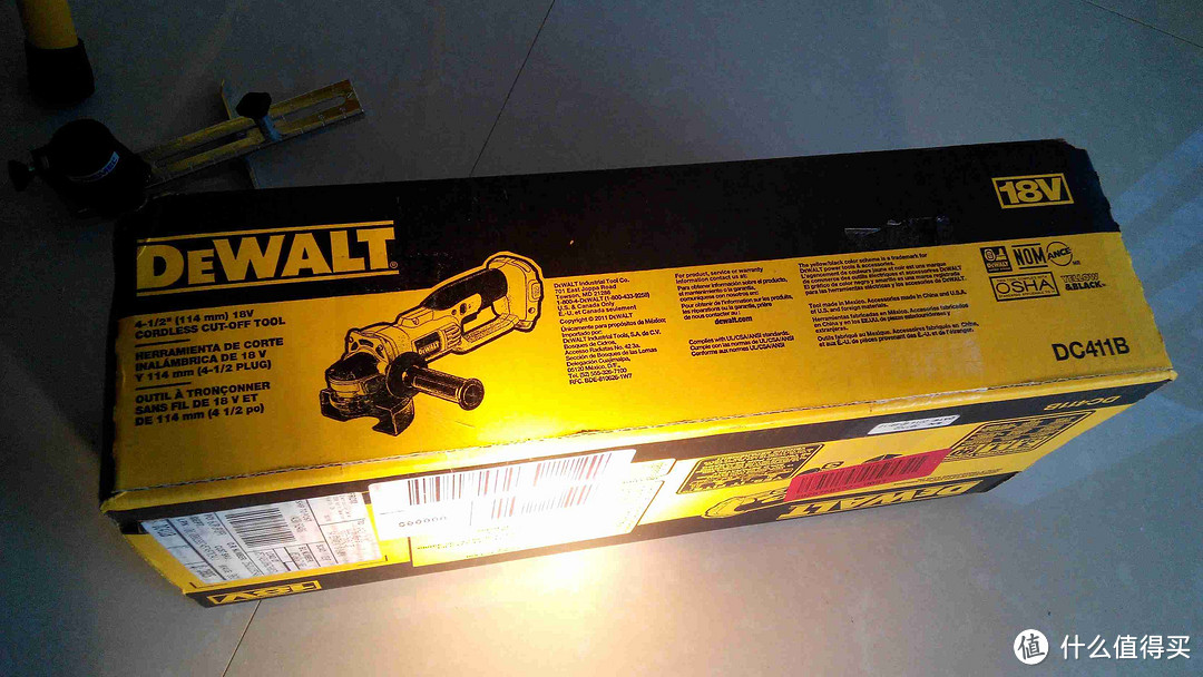 DEWALT 得伟 DC411B 无绳角磨机