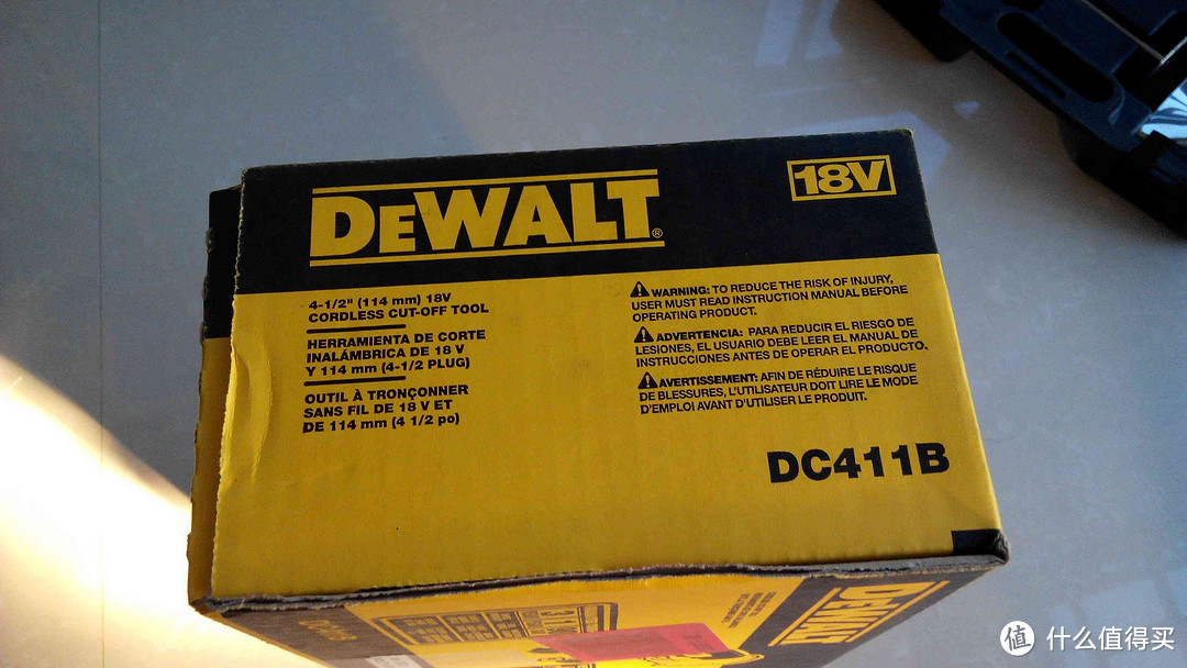 DEWALT 得伟 DC411B 无绳角磨机