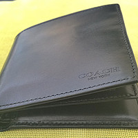 Coach 蔻驰 WATER BUFFALO COMPACT ID WALLET 男款钱包 & REVERSIBLE SIGNATURE BELT 男款皮带