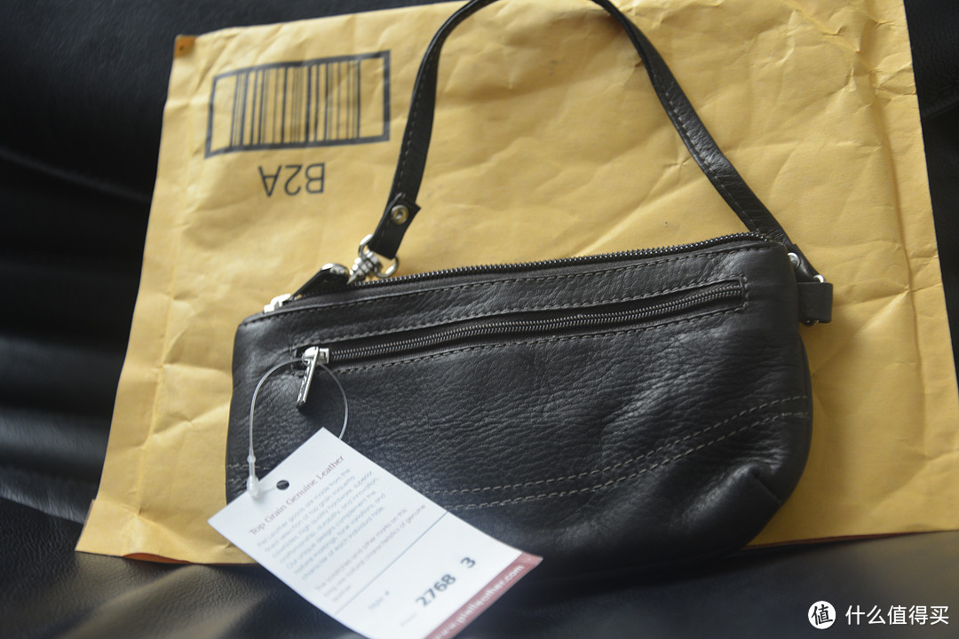 送给母亲的生日礼物：Piel Leather Large Ladies Wristlet 女款真皮手拿包