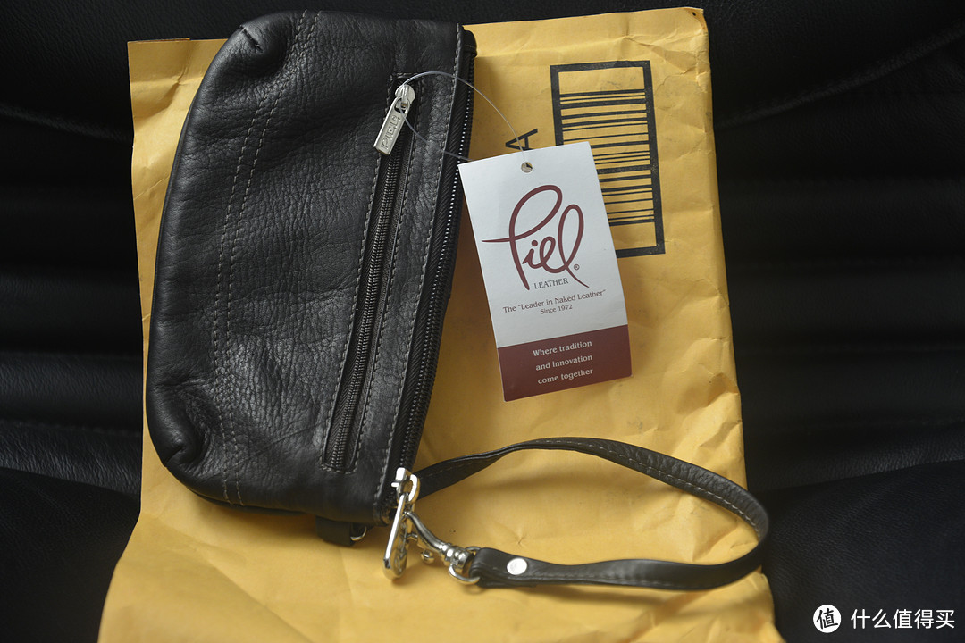 送给母亲的生日礼物：Piel Leather Large Ladies Wristlet 女款真皮手拿包