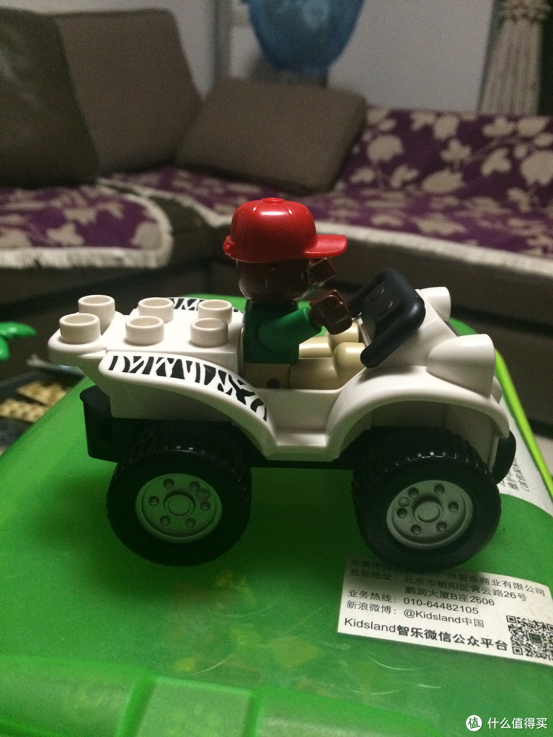 小心,有猛兽出没:LEGO 乐高 得宝主题拼砌系列 动物园全家福 6156