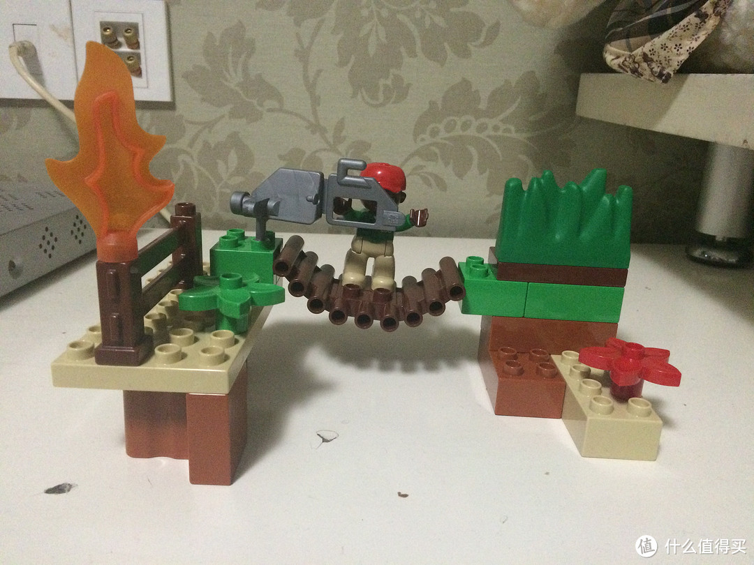 小心，有猛兽出没：LEGO 乐高 得宝主题拼砌系列 动物园全家福 6156