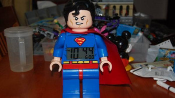 吵到想抓狂！LEGO 乐高 Super Heroes Superman 超人闹钟 9005701