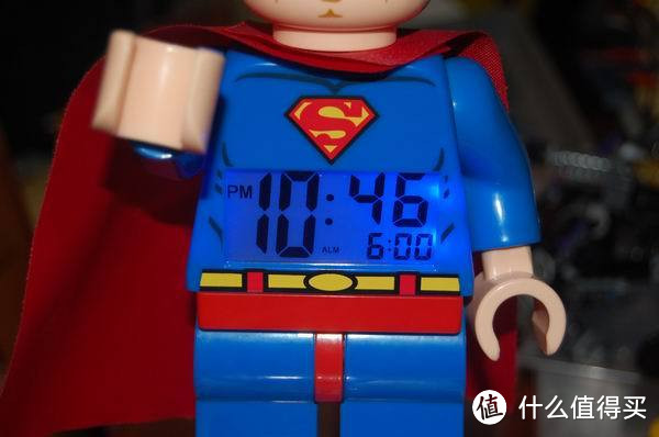 吵到想抓狂！LEGO 乐高 Super Heroes Superman 超人闹钟 9005701