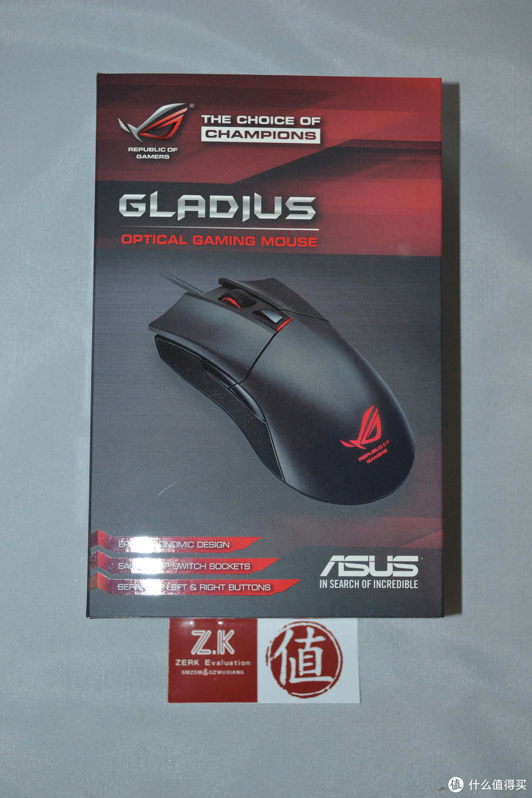 犀利的眼神，是信仰是GLADIUS  ROG GLADIUS鼠标 评测