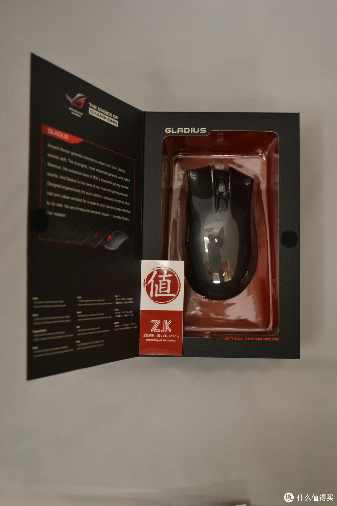 犀利的眼神，是信仰是GLADIUS  ROG GLADIUS鼠标 评测