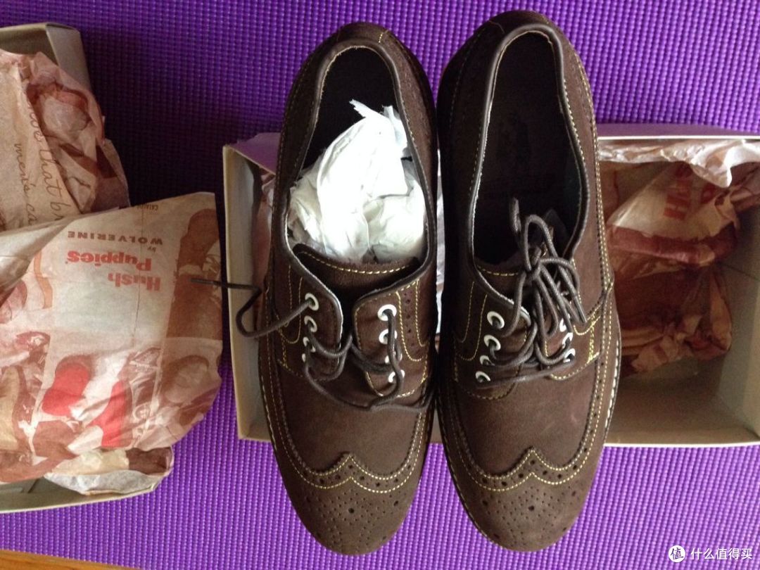 UK、US傻傻分不清楚:Hush Puppies 暇步士 Full Wing Oxford 雕花男鞋