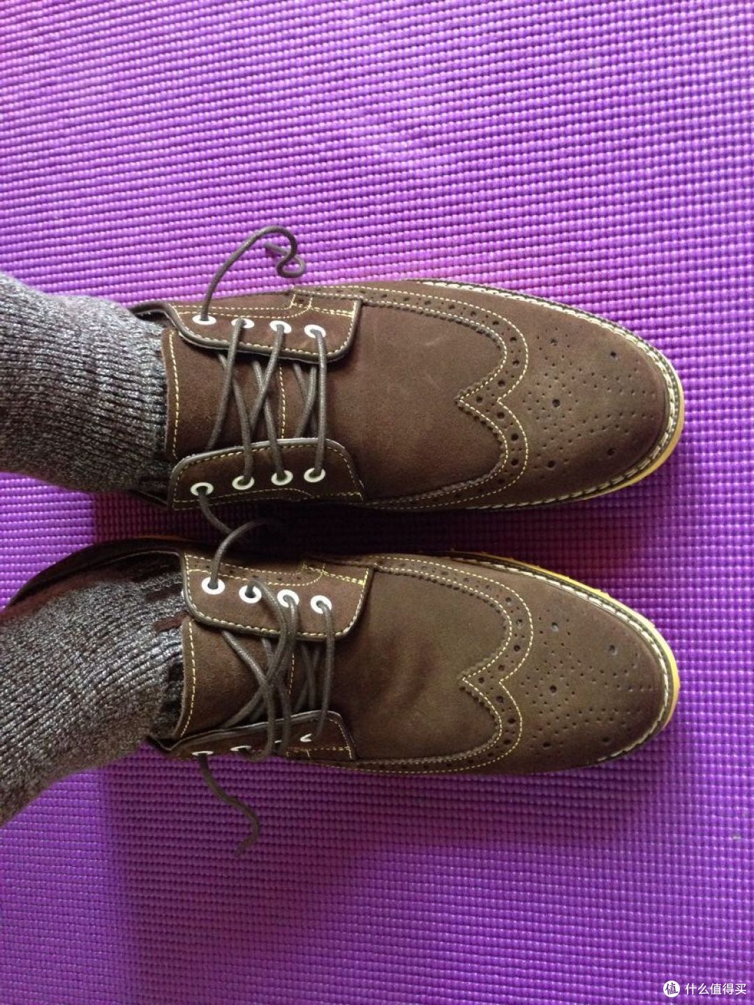 UK、US傻傻分不清楚:Hush Puppies 暇步士 Full Wing Oxford 雕花男鞋