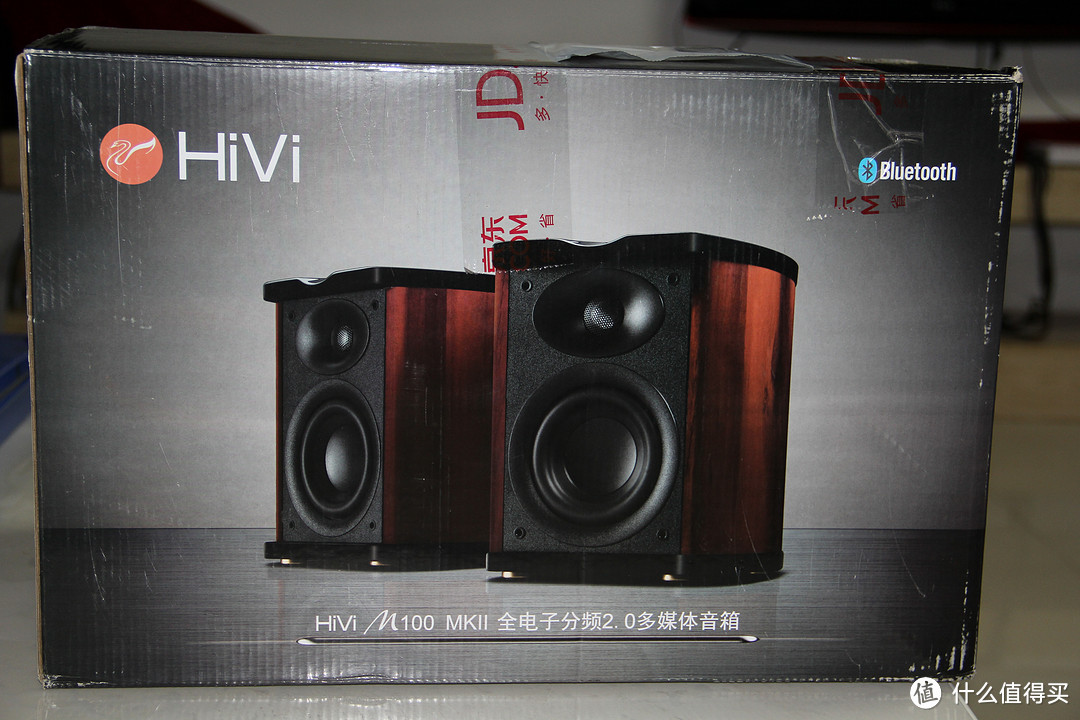 为蓝牙而剁：HiVi 惠威 M100MKII 多媒体蓝牙音箱