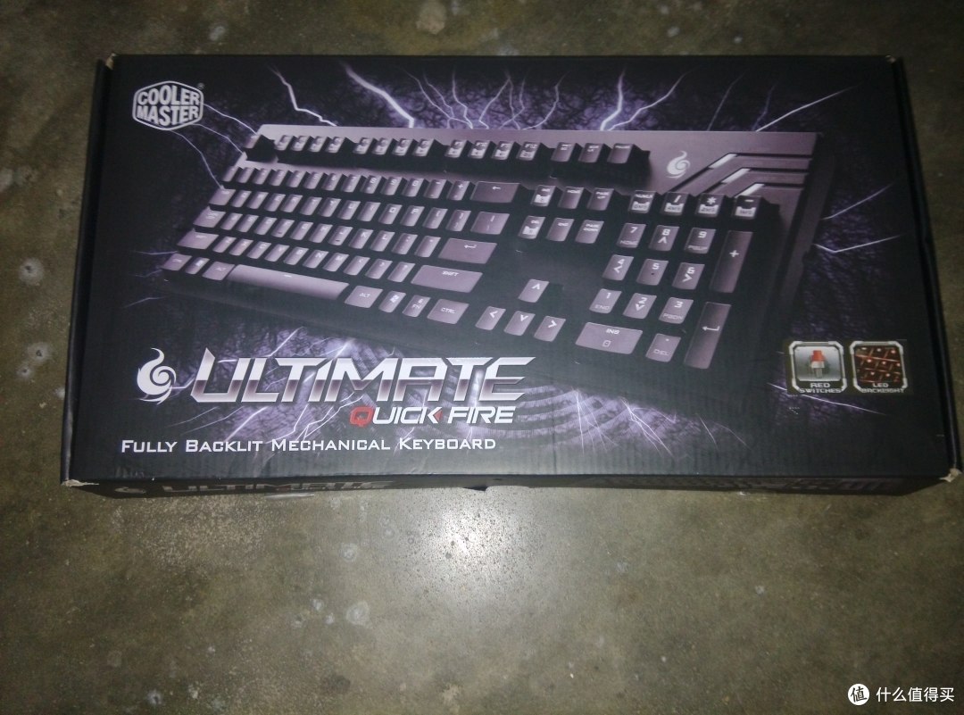 小白的第一把机械键盘:coolermaster 酷冷至尊 烈焰枪 旗舰版 红轴