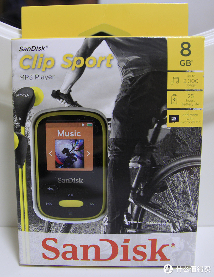 运动好伴侣：SanDisk 闪迪 Clip Sport 8GB MP3 播放器