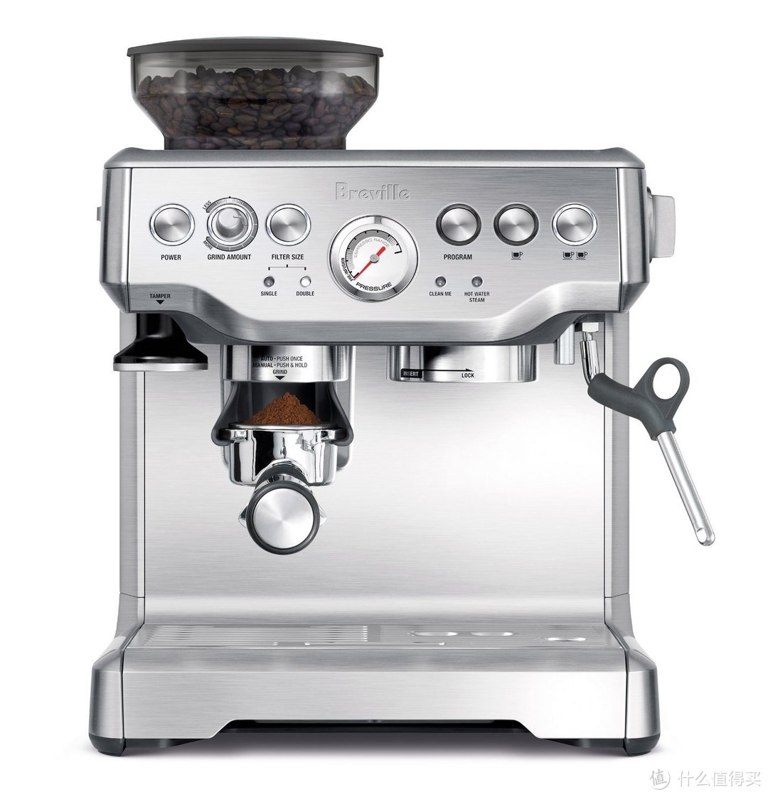 咖啡初入门：Breville 铂富 Barista Express RM-BES870XL 半自动咖啡机