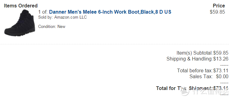 Danner 丹纳 Melee 6-Inch Black Work 男款工装靴