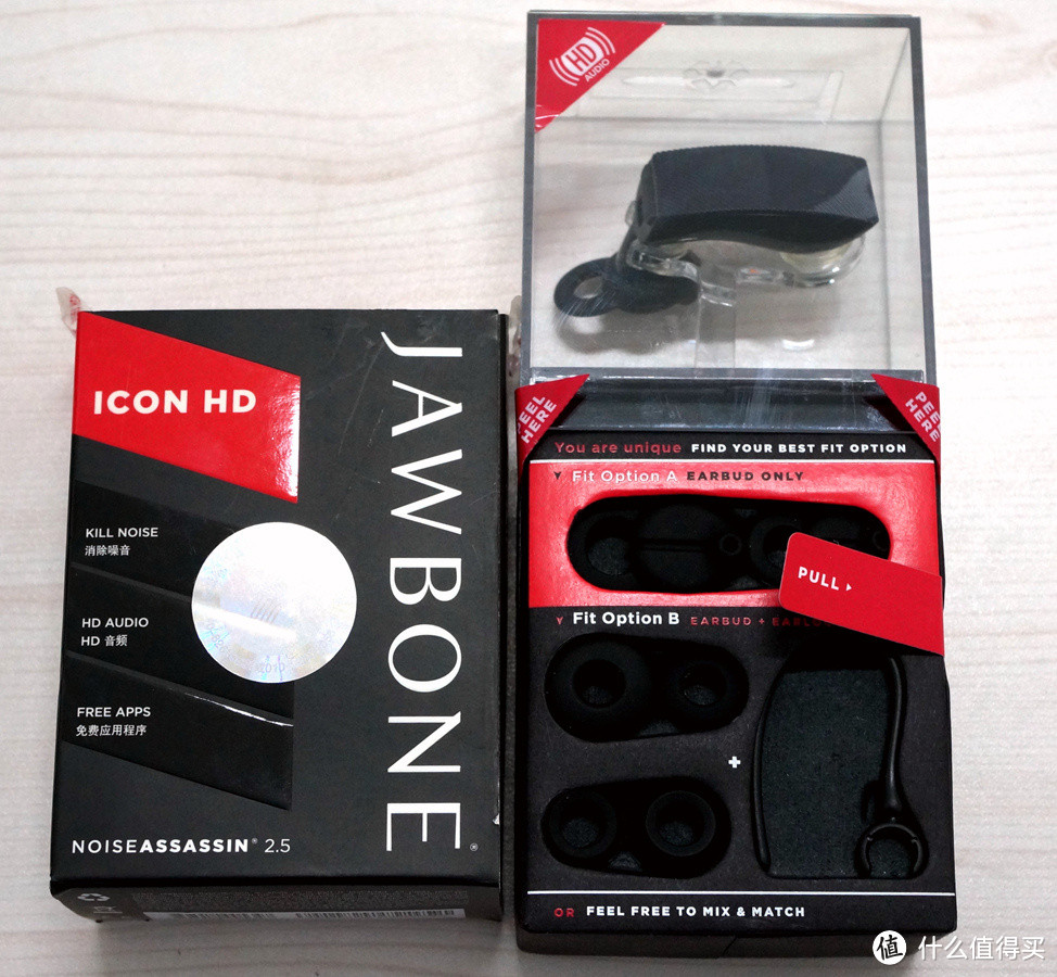 Jawbone 卓棒 icon HD 与 Jabra 捷波朗 extreme 的对比