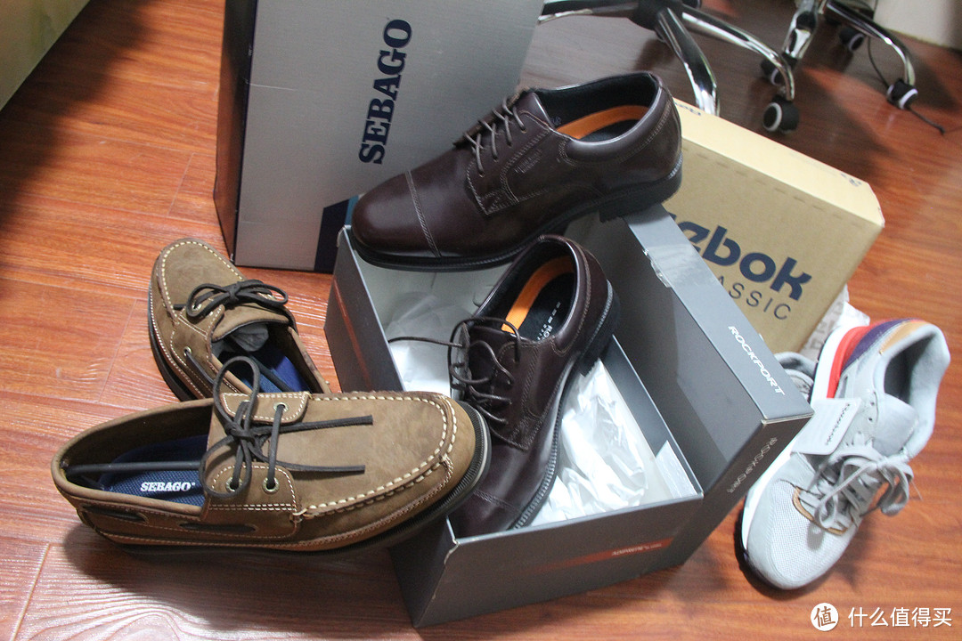 Rockport Essential Details WP 皮鞋 & Sebago Grinder 船鞋 & Reebok GL 6000休闲女鞋，LD真人秀