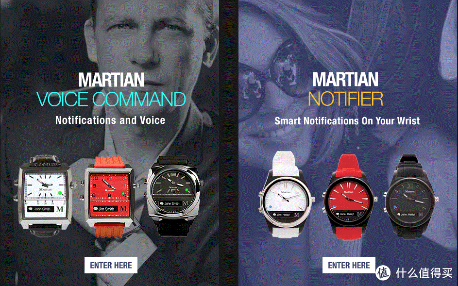 最像手表的智能手表：Martian Watches Notifier 蓝牙智能手表