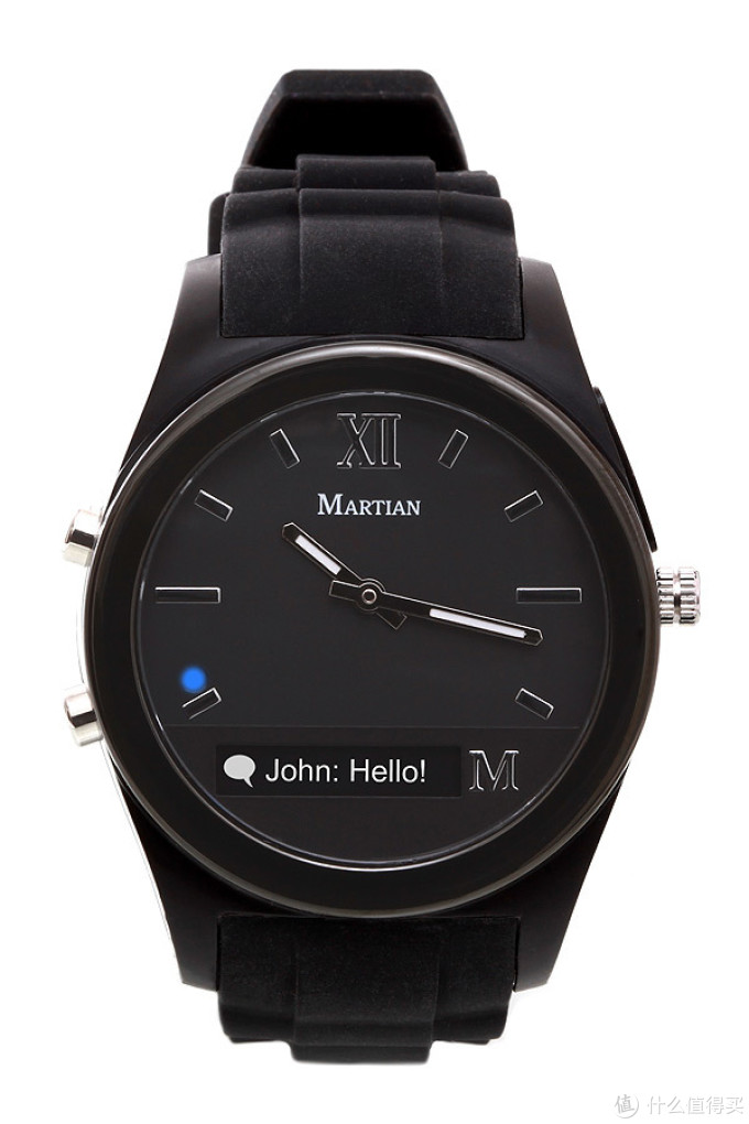 最像手表的智能手表:Martian Watches Notifier 蓝牙智能手表