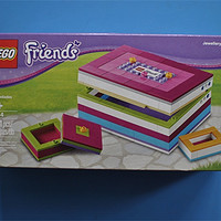 女儿的生日礼物：LEGO 乐高 拼插类玩具 Friends 好朋友系列 颗粒首饰盒 40114