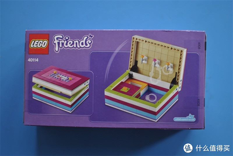女儿的生日礼物：LEGO 乐高 拼插类玩具 Friends 好朋友系列 颗粒首饰盒 40114