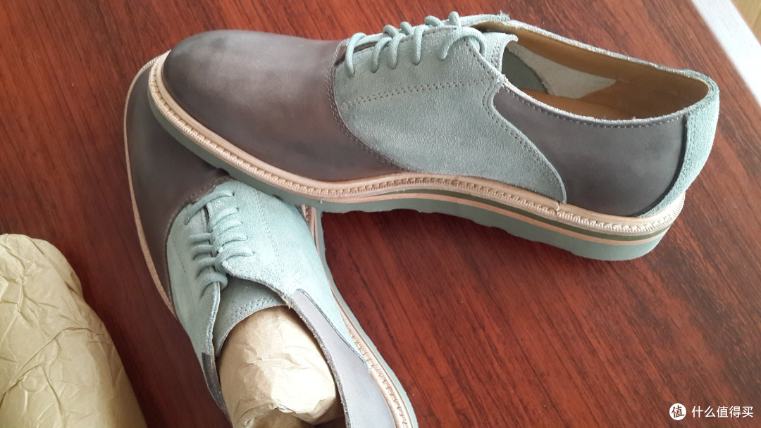 Cole Haan 可汗 Christy Wedge Saddle 男款牛津鞋