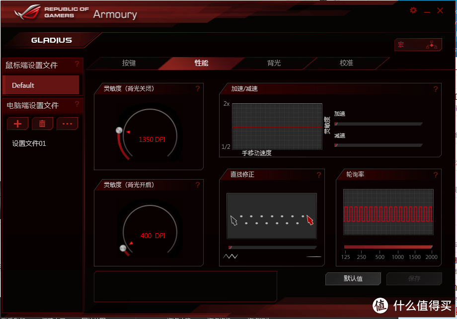 另类旗舰 华硕玩家国度 ROG Gladius 鼠标测试