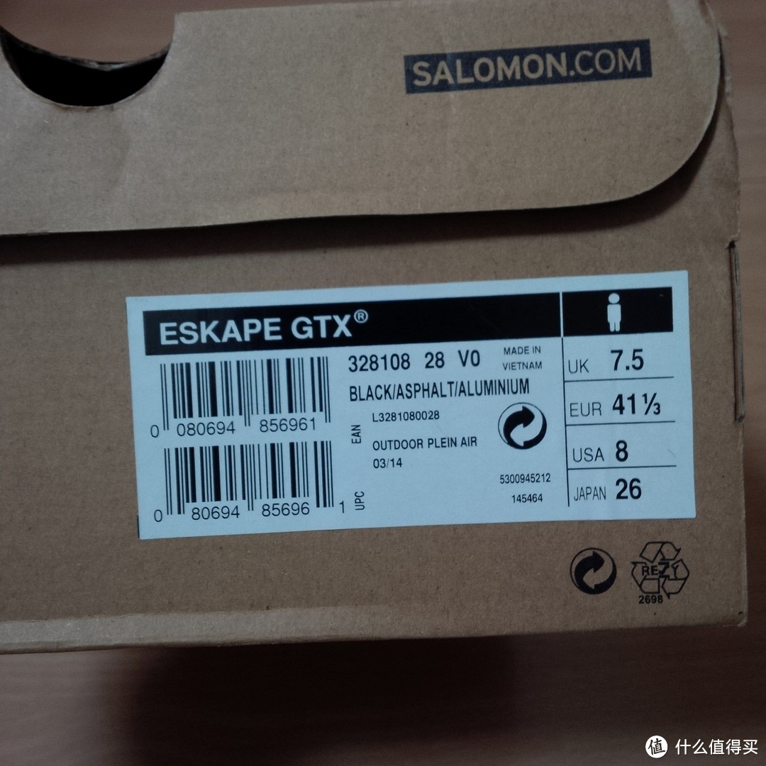 我的首款GTX户外鞋：SALOMON 萨洛蒙 Eskape GTX