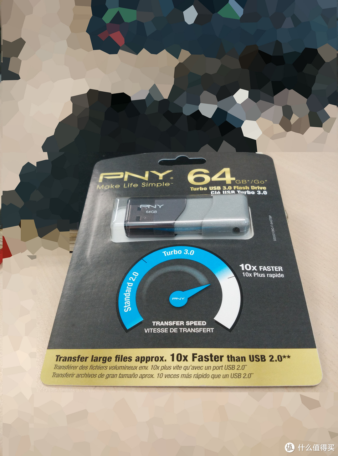 米亚直邮首单：PNY Turbo 64 Turbo 64GB USB 3.0 Flash Drive - P-FD64GTBOP-GE