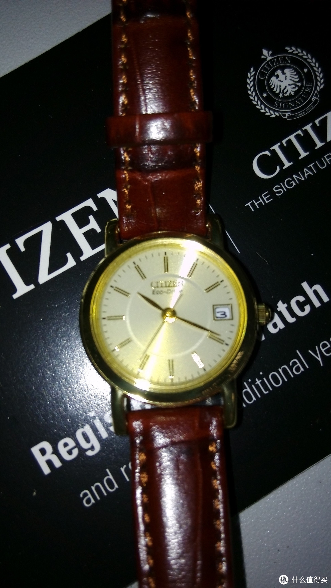 Citizen 西铁城 Eco-Drive EW1272-01P 女款光动能腕表 两个月的等待...