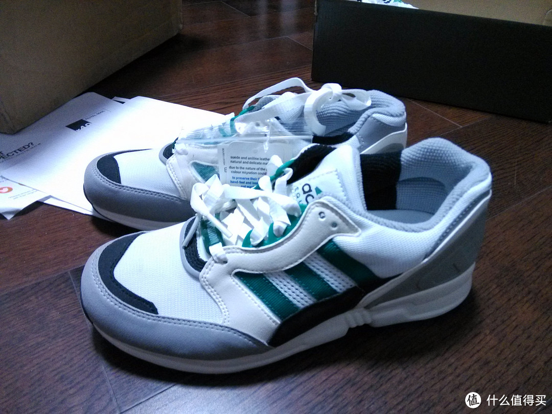 脚小的杯具，黑五唯一收获：adidas 阿迪达斯 Originals EQT Running Cushion 91 跑鞋