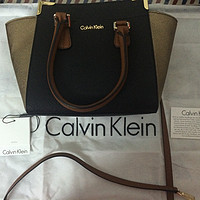 美亚直邮首单：Calvin Klein On My Corner Saffiano 女款真皮斜挎包