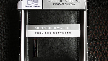 价廉物美的Geoffrey Beene Men's Passcase Billfold 小牛皮钱包