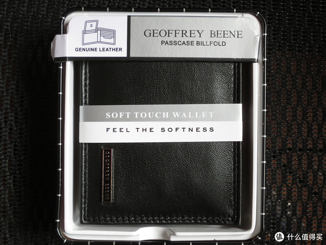 价廉物美的Geoffrey Beene Men's Passcase Billfold 小牛皮钱包