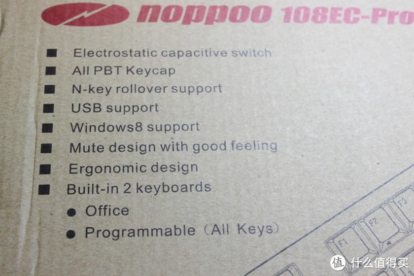 Noppoo 108EC-Pro 国产静电电容键盘体验