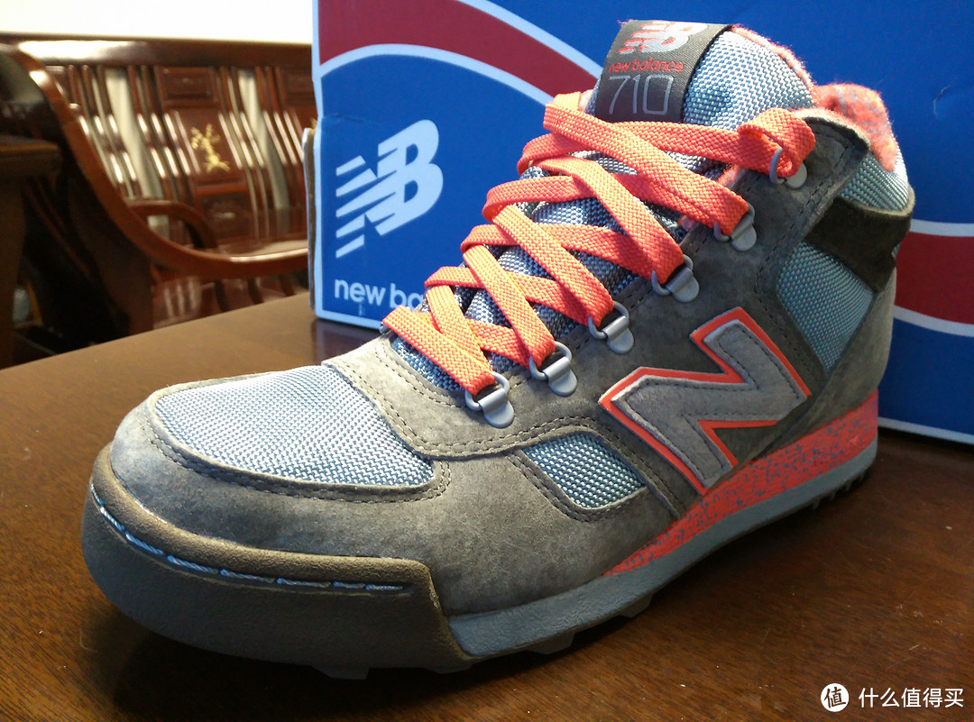 我的美亚直邮第一单：New Balance 新伯伦  HRL710 复古徒步鞋 & M990V3 跑鞋晒单及穿着感受