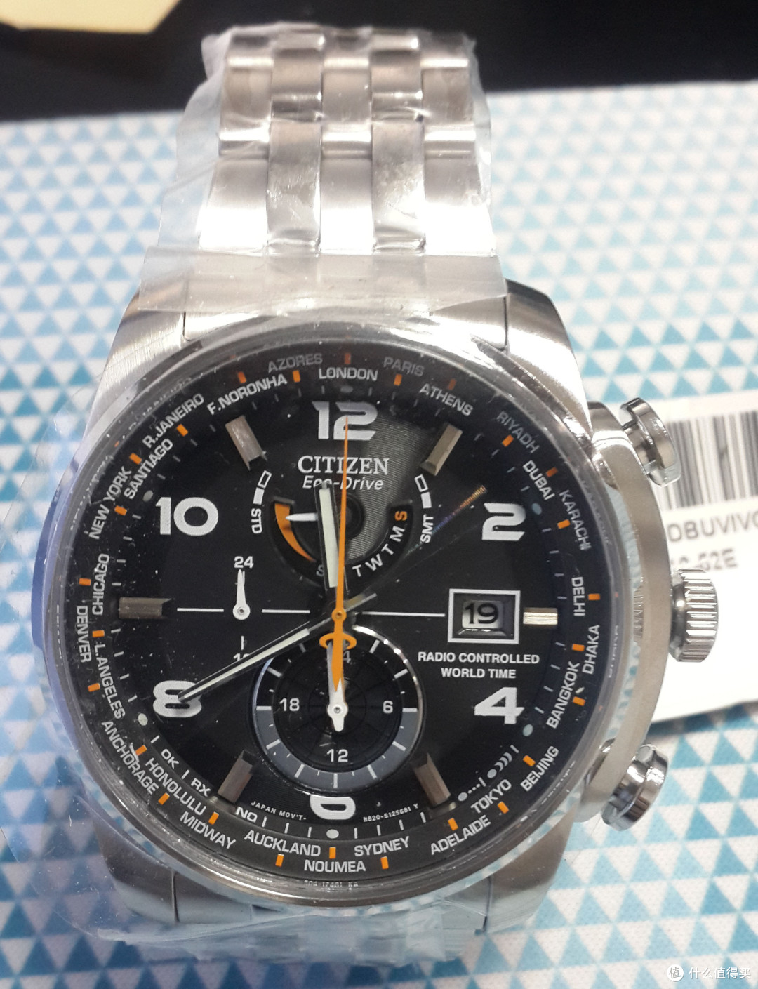 迟来的晒单  CITIZEN 西铁城 Eco Drive AT9010-52E 男款光动能腕表
