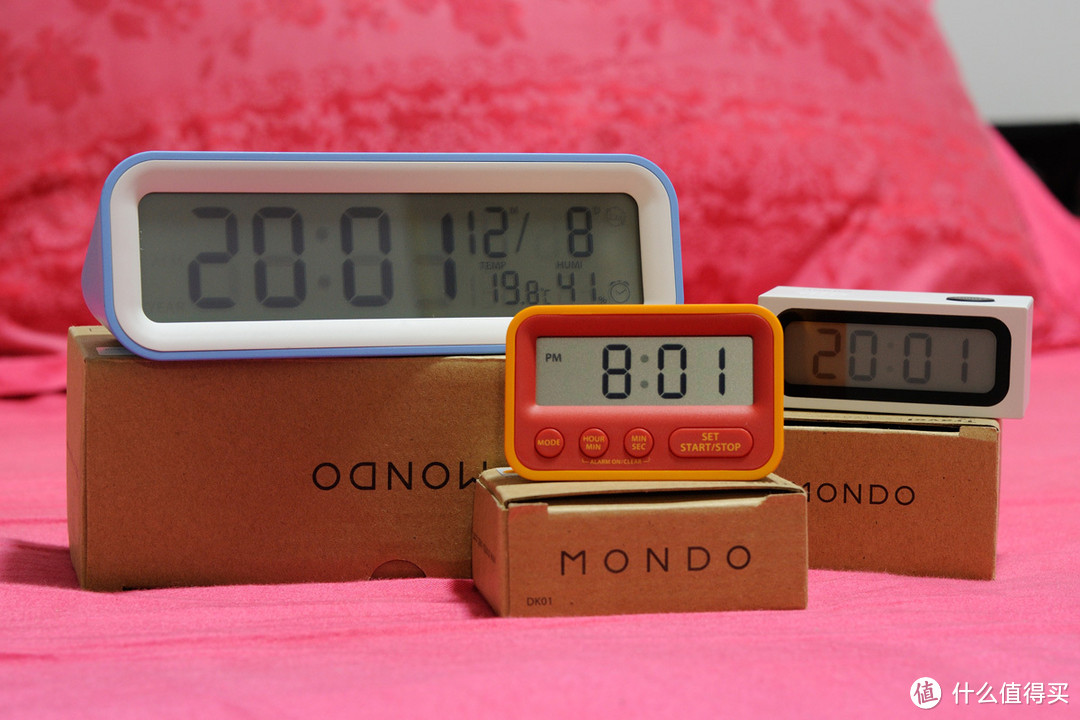 日淘第一单：MONDO 电子钟三枚