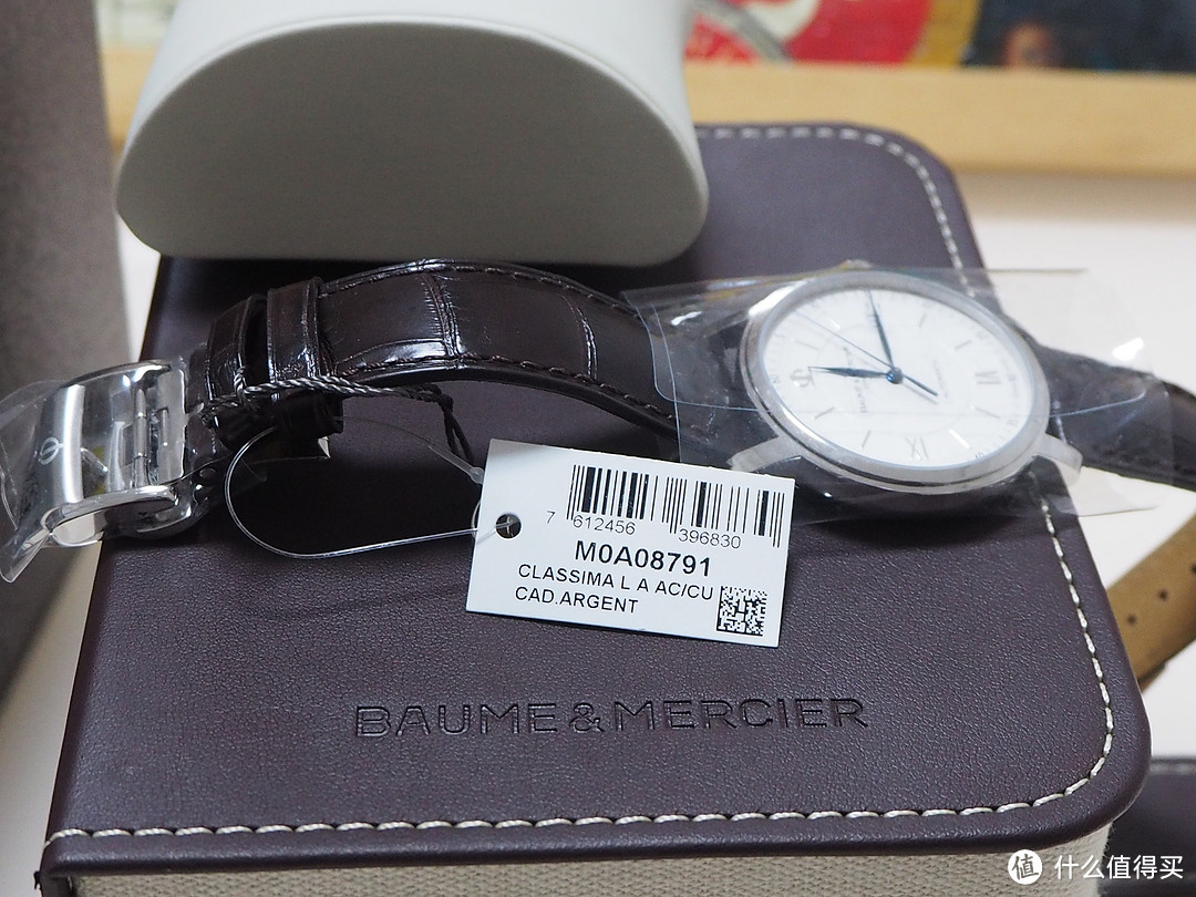 名士风流：Baume & Mercier 名士 Classima 克莱斯麦系列 8791 男款皮带机械腕表